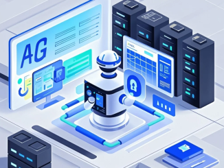 Diagram RAG: pengguna bertanya, sistem mengambil dokumen internal, lalu AI menjawab dengan kutipan sumber dan kontrol akses